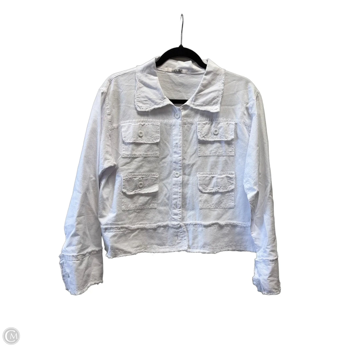 Jacket Other By Clothes Mentor In White, Size: S