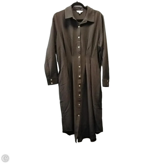 Dress Casual Midi By Nanette By Nanette Lepore In Brown, Size: 12