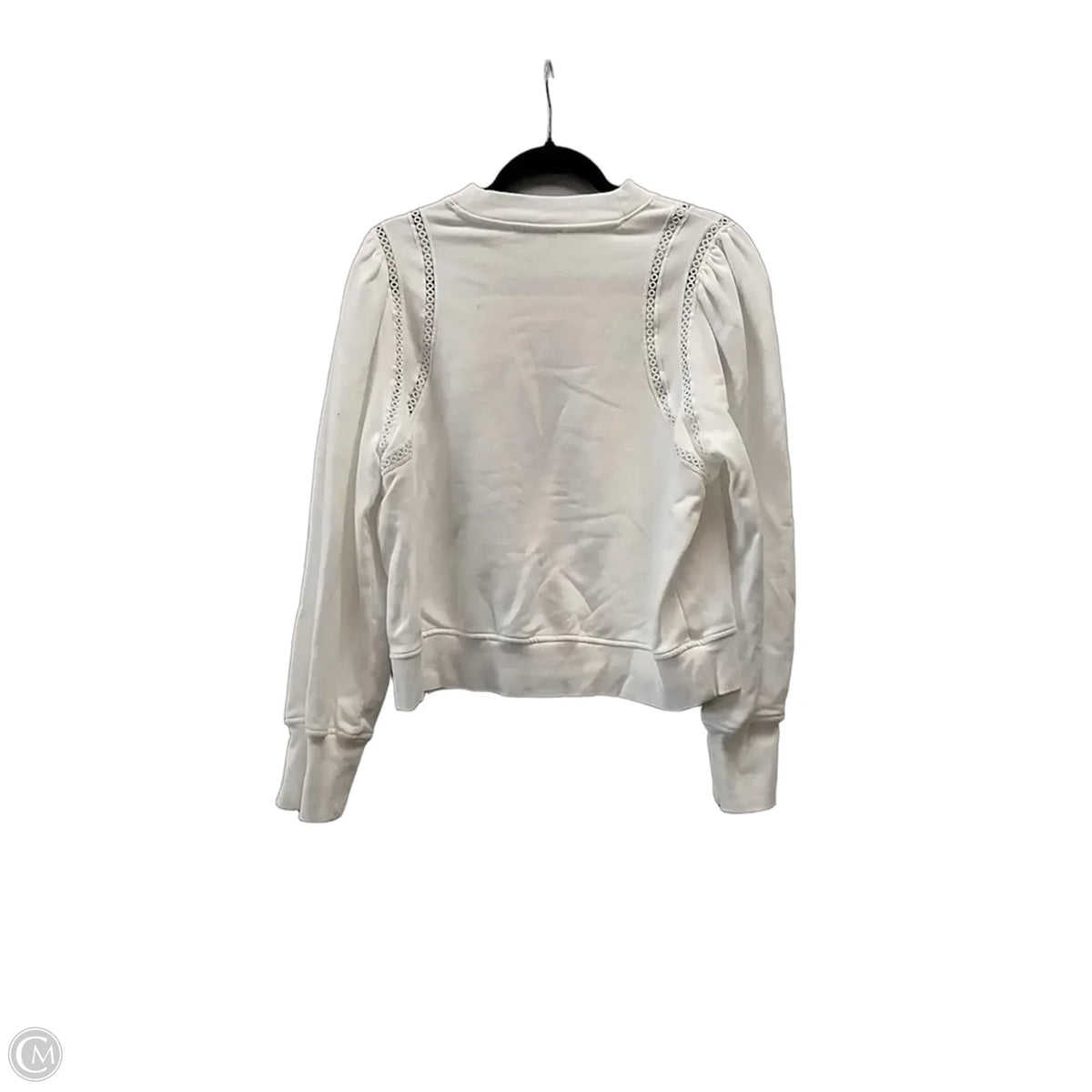 Sweatshirt Crewneck By Free Assembly In White, Size: L