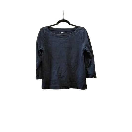 Top Long Sleeve By Loft In Blue, Size: M