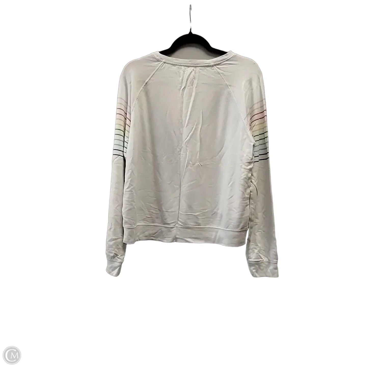 Sweatshirt Crewneck By Thread And Supply In Striped Pattern, Size: L