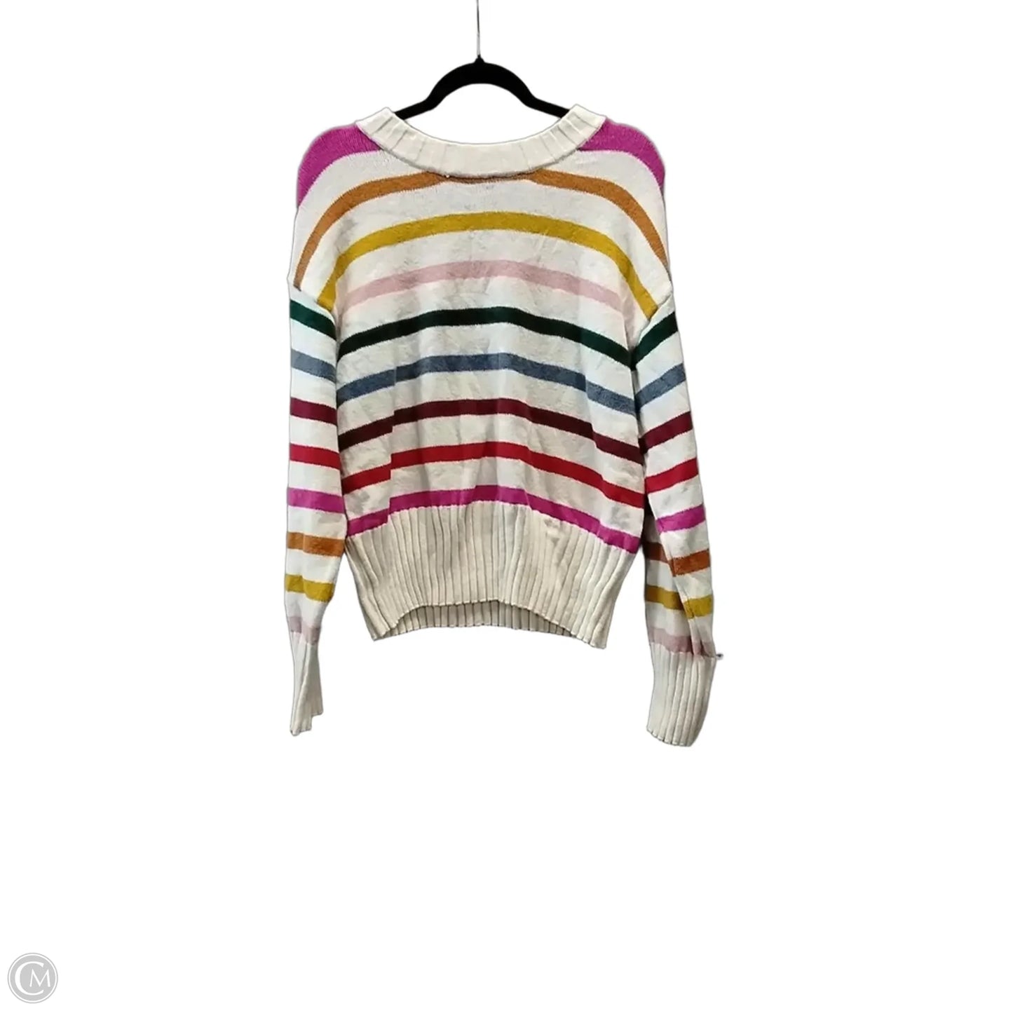 Sweater By Gap In Striped Pattern, Size: L