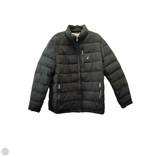 Coat Puffer & Quilted By Nautica In Black, Size: Xl