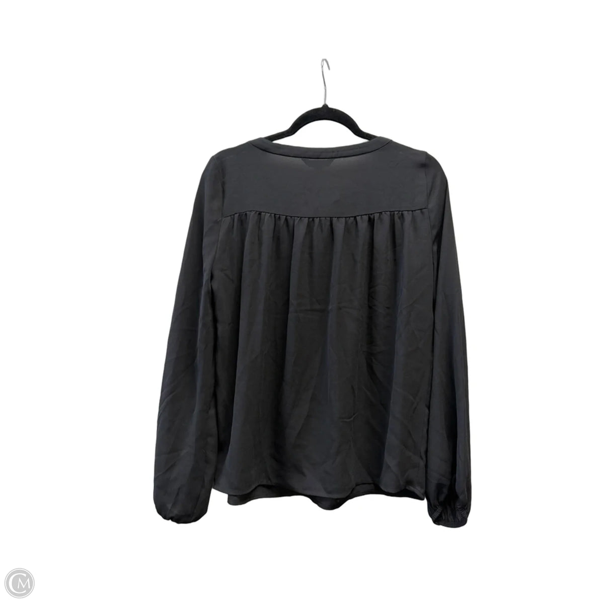 Blouse Long Sleeve By Express In Black, Size: S