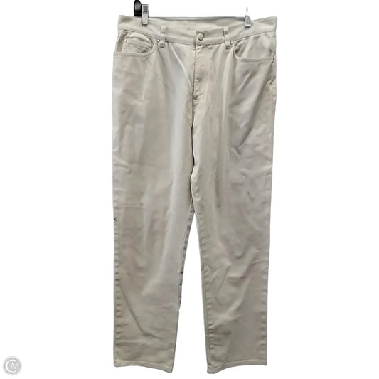 Jeans Wide Leg By Jones New York In Beige, Size: 14