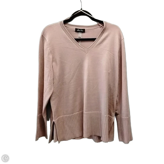 Sweater By Melissa Paige In Pink, Size: Xl