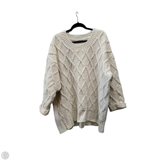 Sweater By Indigo Soul In Beige, Size: 2x