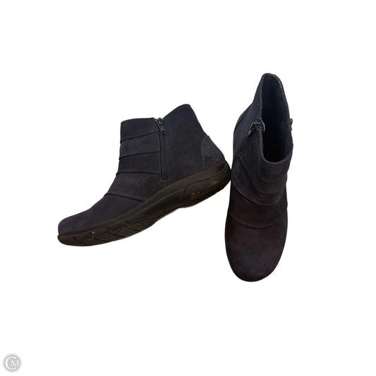 Boots Ankle Flats By Clarks In Blue, Size: 7
