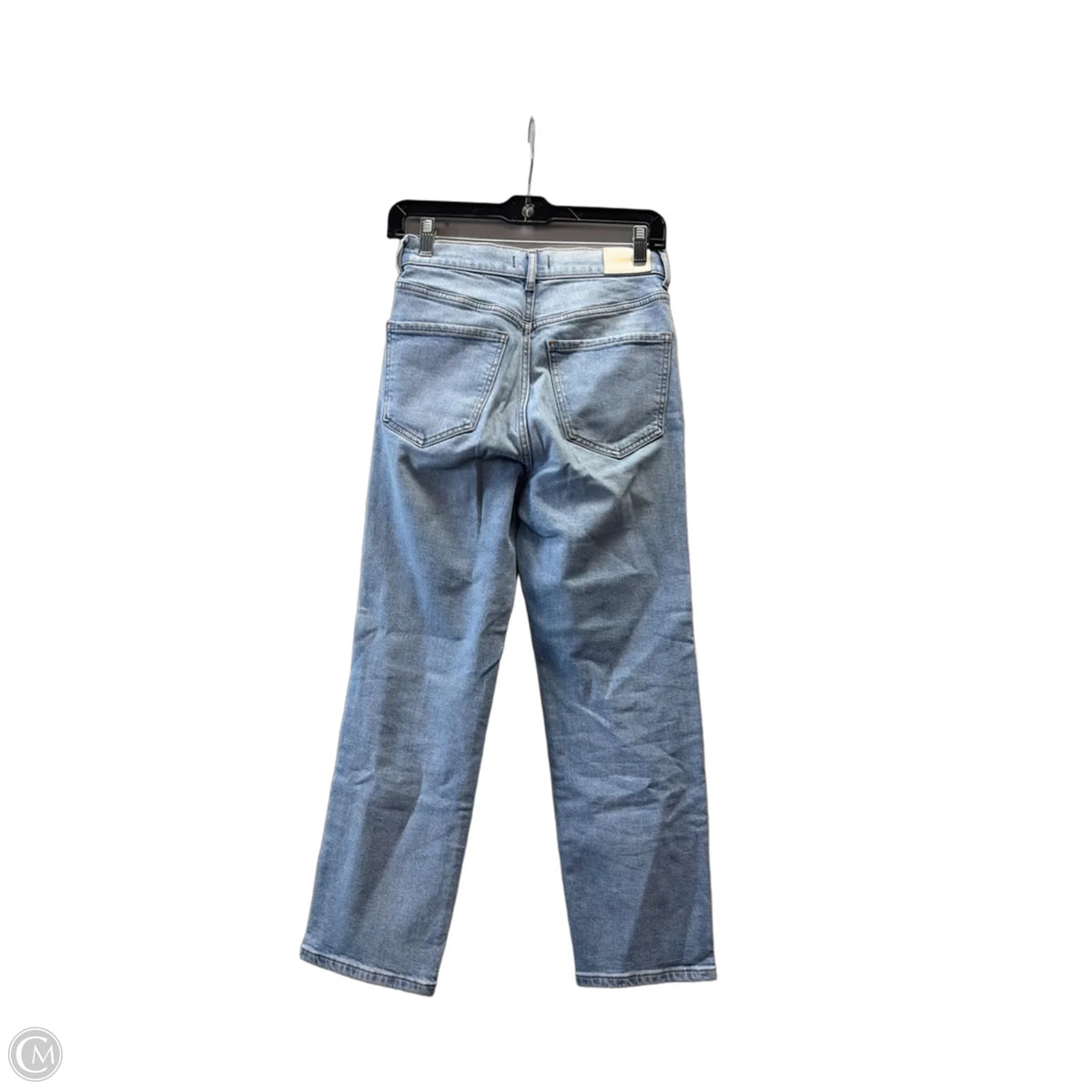 Jeans Straight By Express In Blue Denim, Size: 0