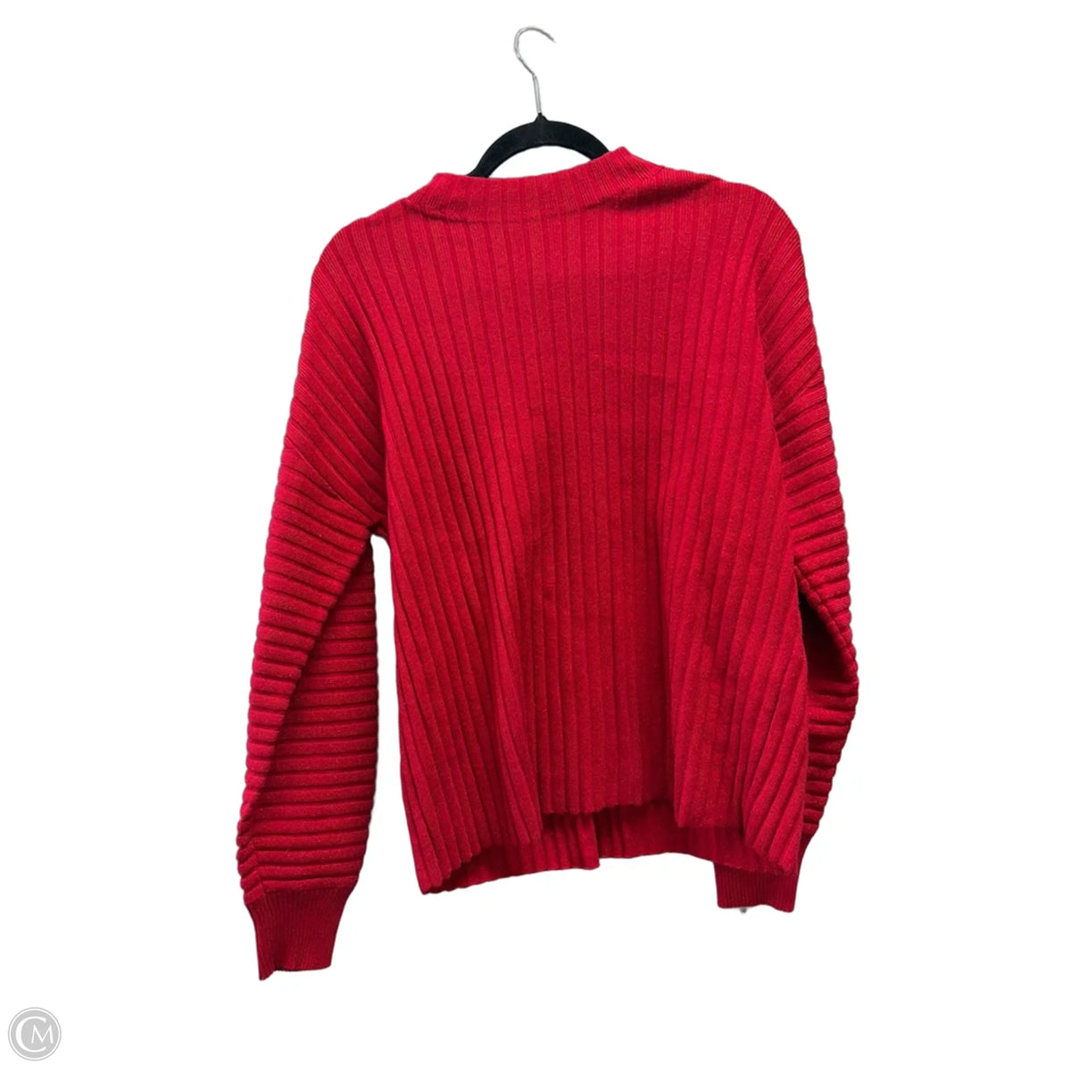Sweater By Chicos In Red, Size: L