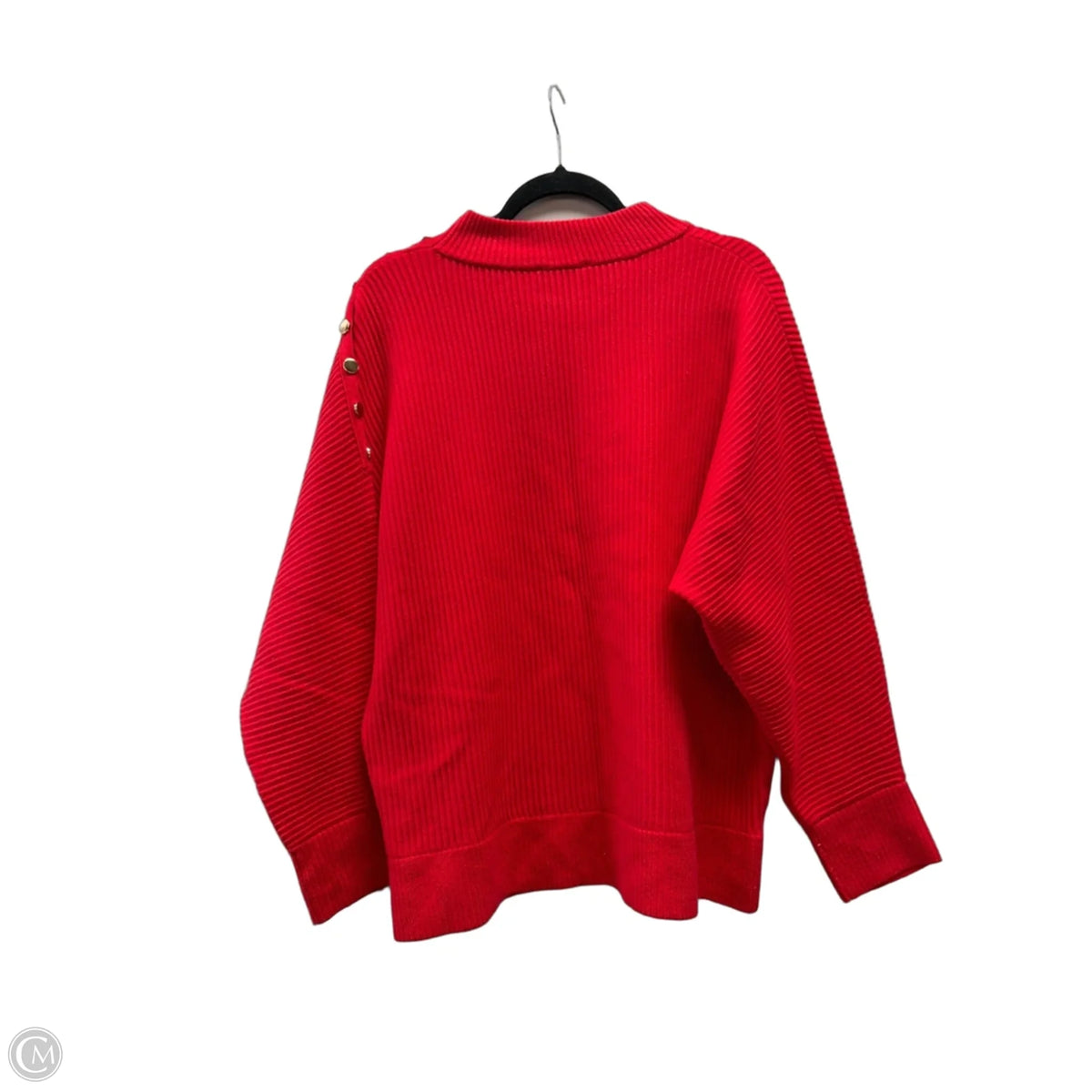 Sweater By Tahari In Red, Size: Xl