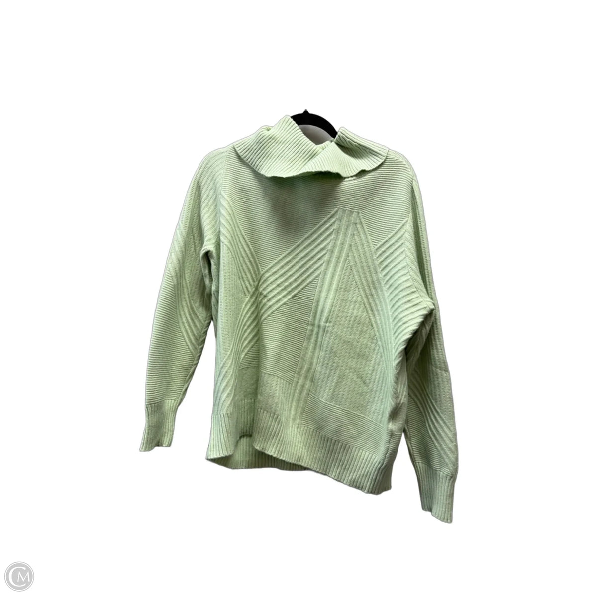 Sweater By Chicos In Green, Size: L