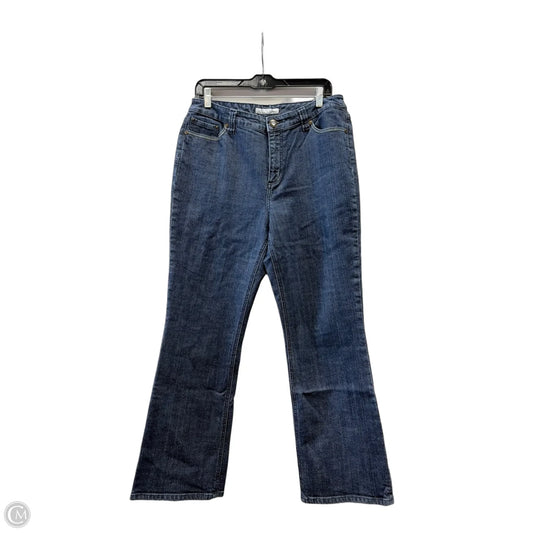Jeans Straight By Chicos In Blue Denim, Size: 12