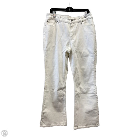Jeans Straight By Chicos In White, Size: 12