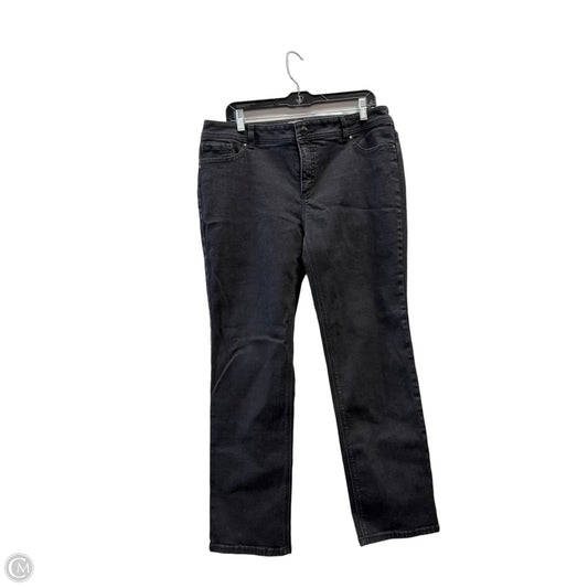 Jeans Skinny By Chicos In Black, Size: 12