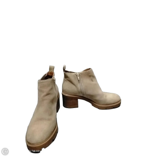 Boots Ankle Flats By Lucky Brand In Brown, Size: 9