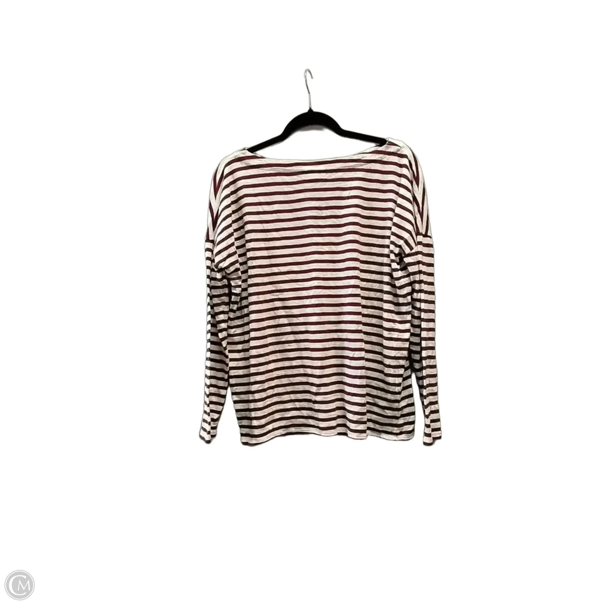Top Long Sleeve By J. Jill In Striped Pattern, Size: M