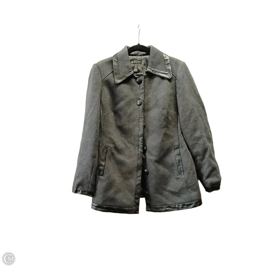 Coat Peacoat By Inc In Grey, Size: L