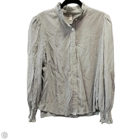 Blouse Long Sleeve By Clothes Mentor In Striped Pattern, Size: Xl