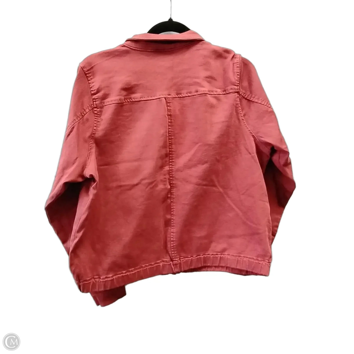 Jacket Denim By Belle In Red, Size: M