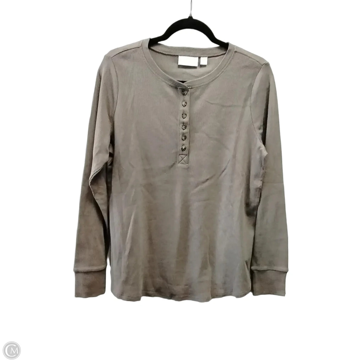 Top Long Sleeve By Belle In Brown, Size: M