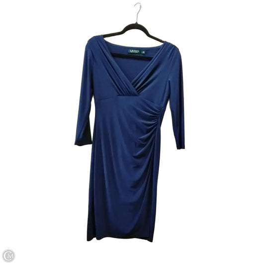 Dress Party Short By Lauren By Ralph Lauren In Blue, Size: 4