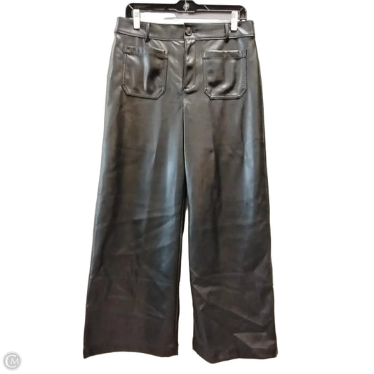 Pants Wide Leg By Loft In Black, Size: 8