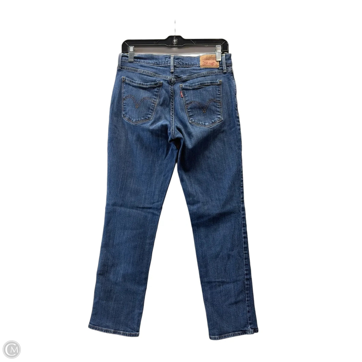 Jeans Straight By Levis In Blue Denim, Size: 6