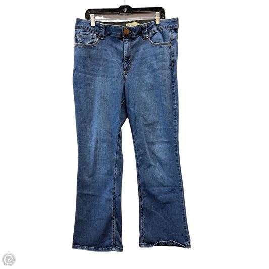 Jeans Straight By Democracy In Blue Denim, Size: 16