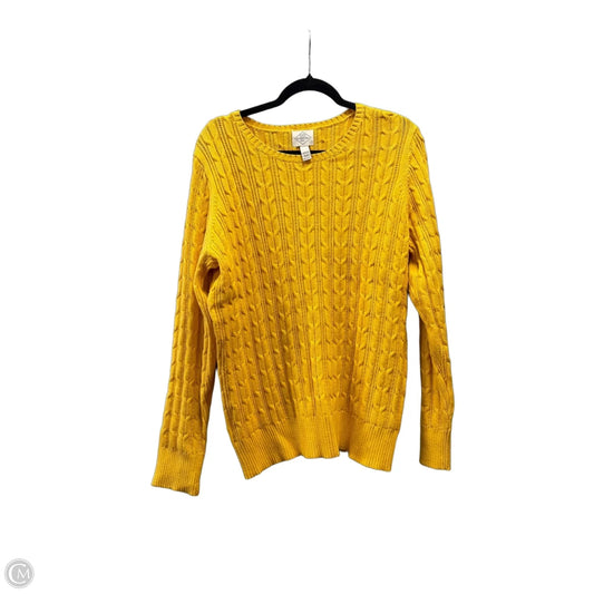 Sweater By St Johns Bay In Yellow, Size: Xxl