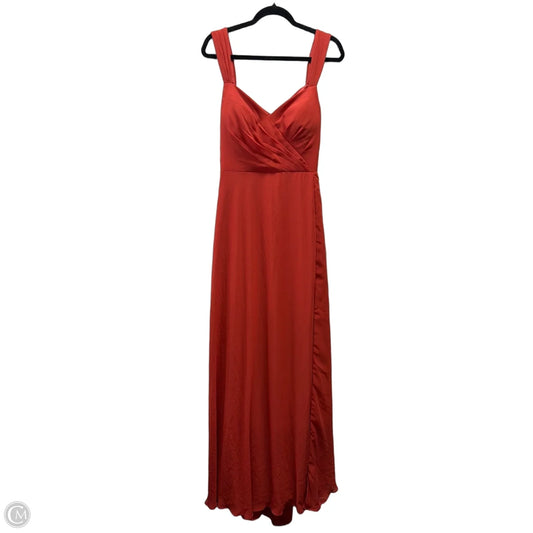 Dress Party Long By Azazie In Red, Size: 12