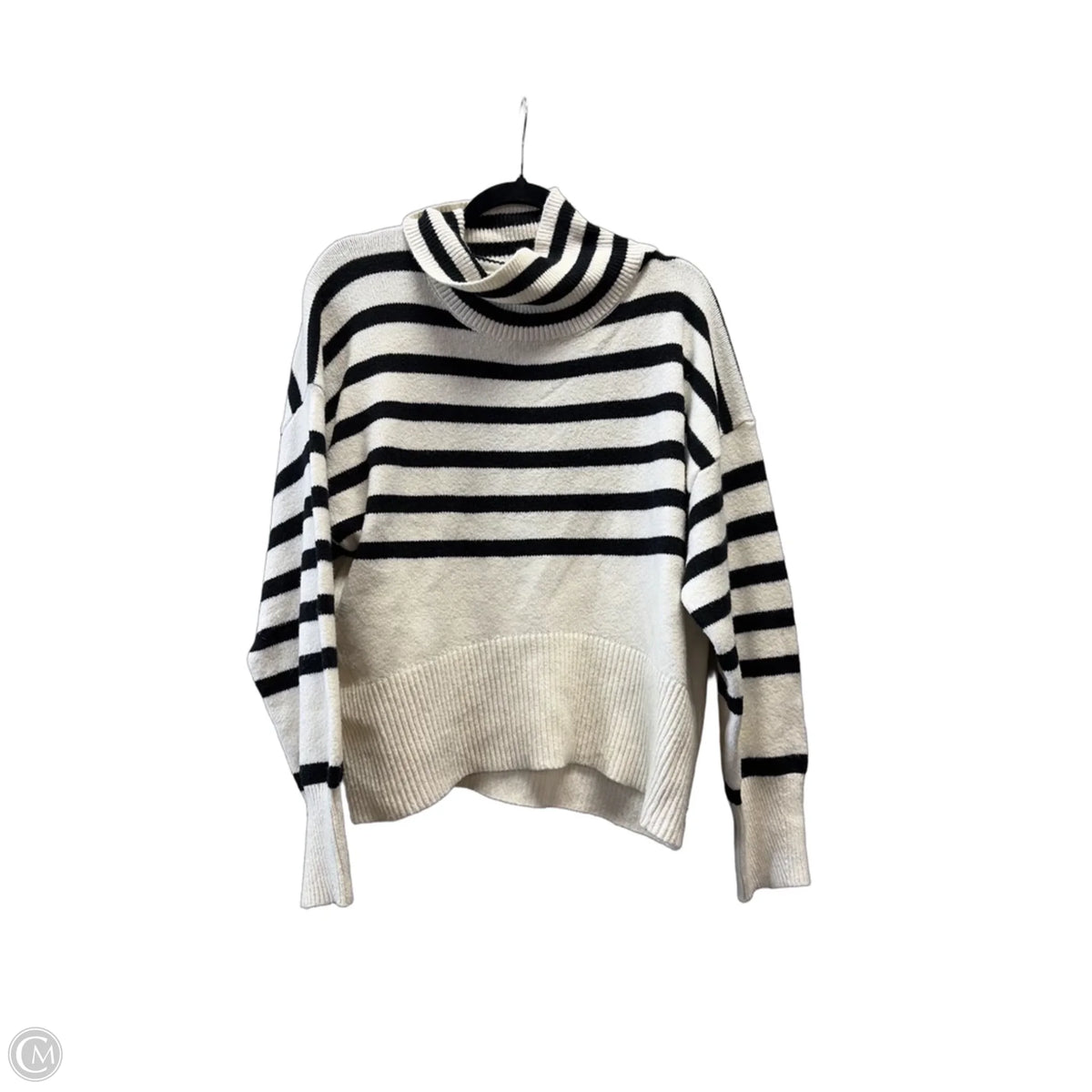 Sweater By A New Day In Striped Pattern, Size: L