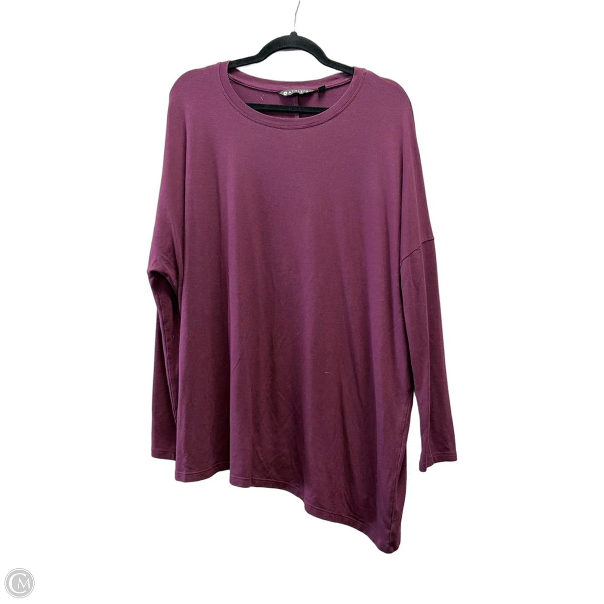 Top Long Sleeve By Athleta In Purple, Size: S