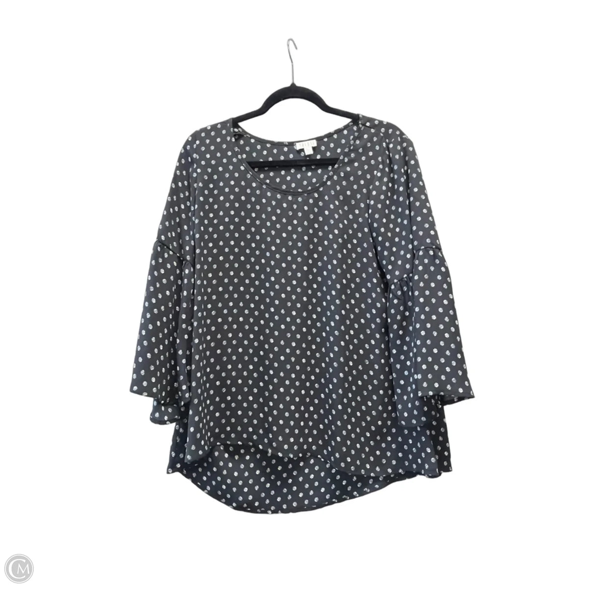 Blouse Long Sleeve By Spense In Black, Size: M