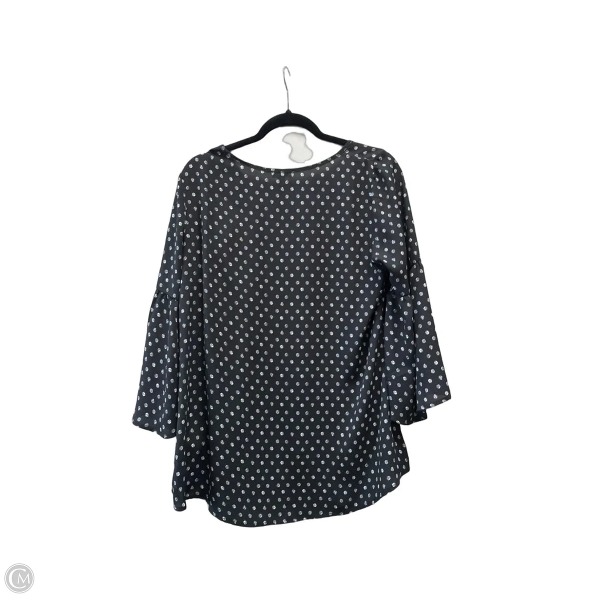 Blouse Long Sleeve By Spense In Black, Size: M