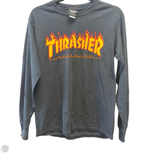 Top Long Sleeve By Clothes Mentor In Black, Size: S