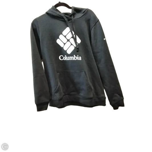 Athletic Sweatshirt Hoodie By Columbia In Black, Size: L
