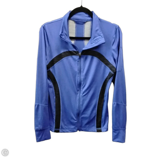 Athletic Jacket By Tek Gear In Blue, Size: M