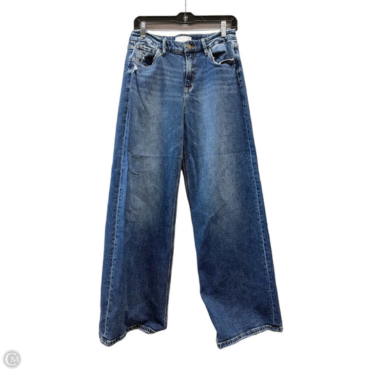 Jeans Wide Leg By Vervet In Blue Denim, Size: 8