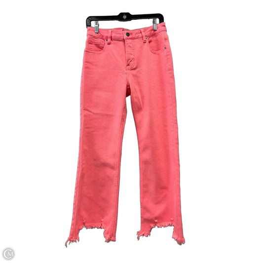 Jeans Flared By Clothes Mentor In Pink, Size: 6