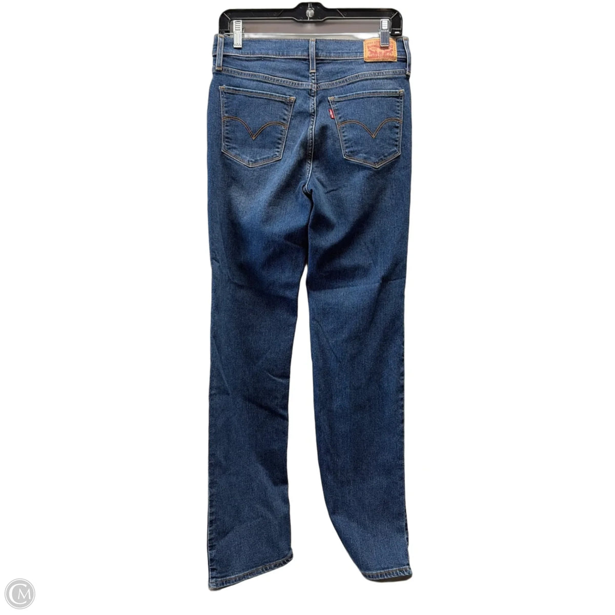 Jeans Straight By Levis In Blue Denim, Size: 6