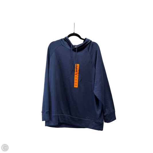Sweatshirt Hoodie By Eddie Bauer In Blue, Size: Xxl