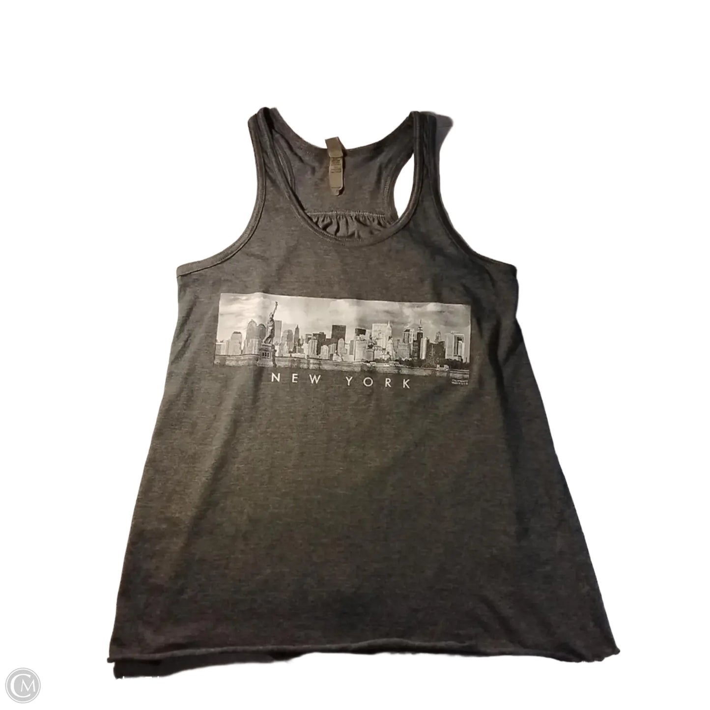 Tank Top By Clothes Mentor In Grey, Size: S