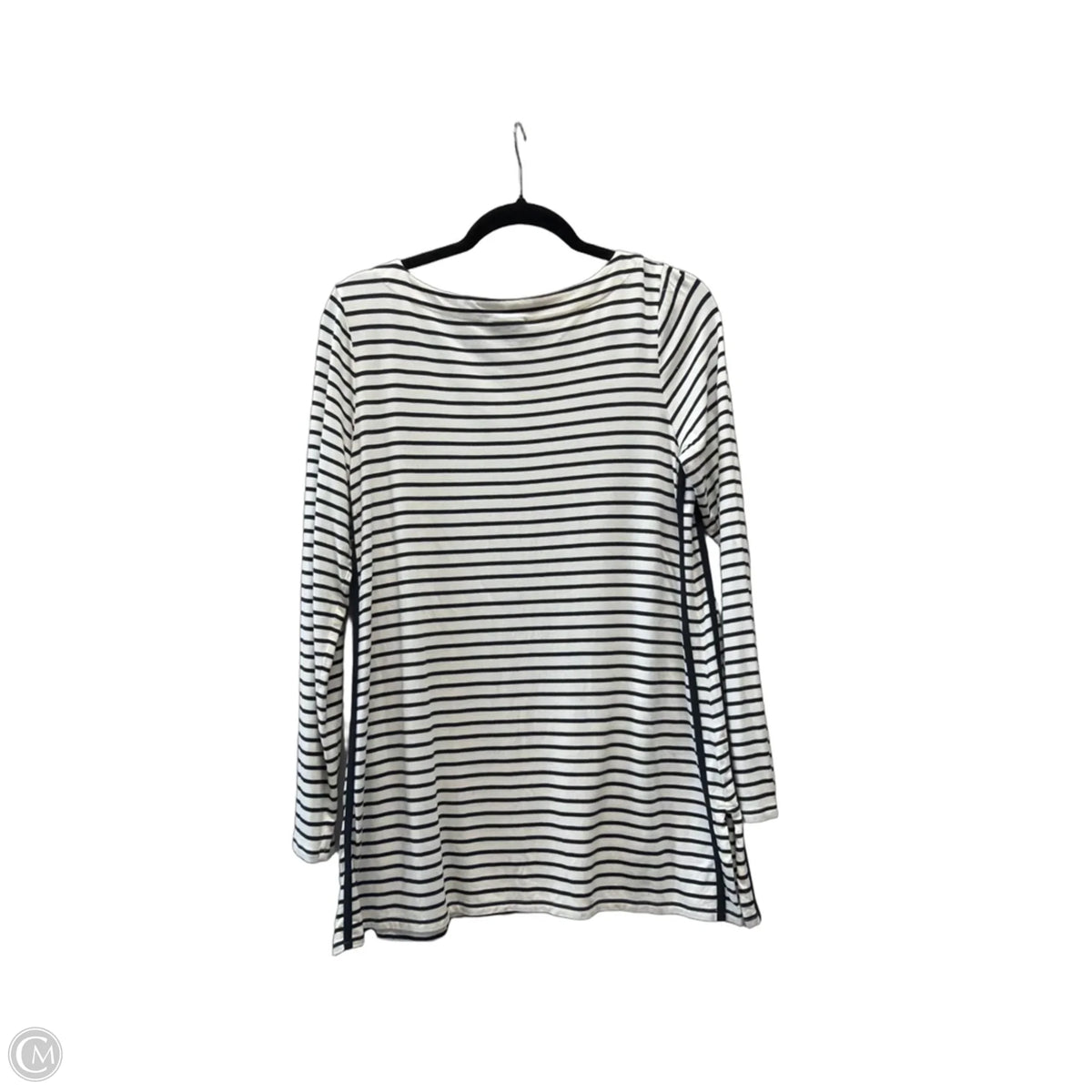 Top Long Sleeve By J. Jill In Striped Pattern, Size: S