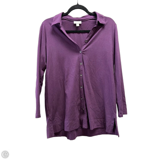 Top Long Sleeve By J. Jill In Purple, Size: S