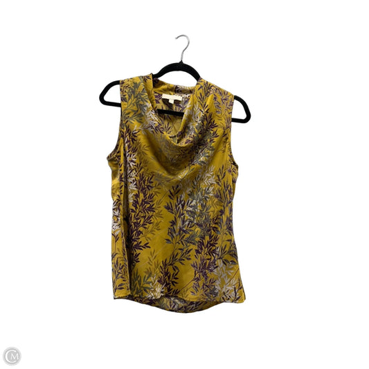 Blouse Sleeveless By Banana Republic In Green, Size: S