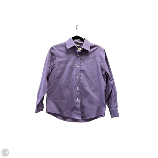 Top Long Sleeve By Talbots In Purple, Size: S