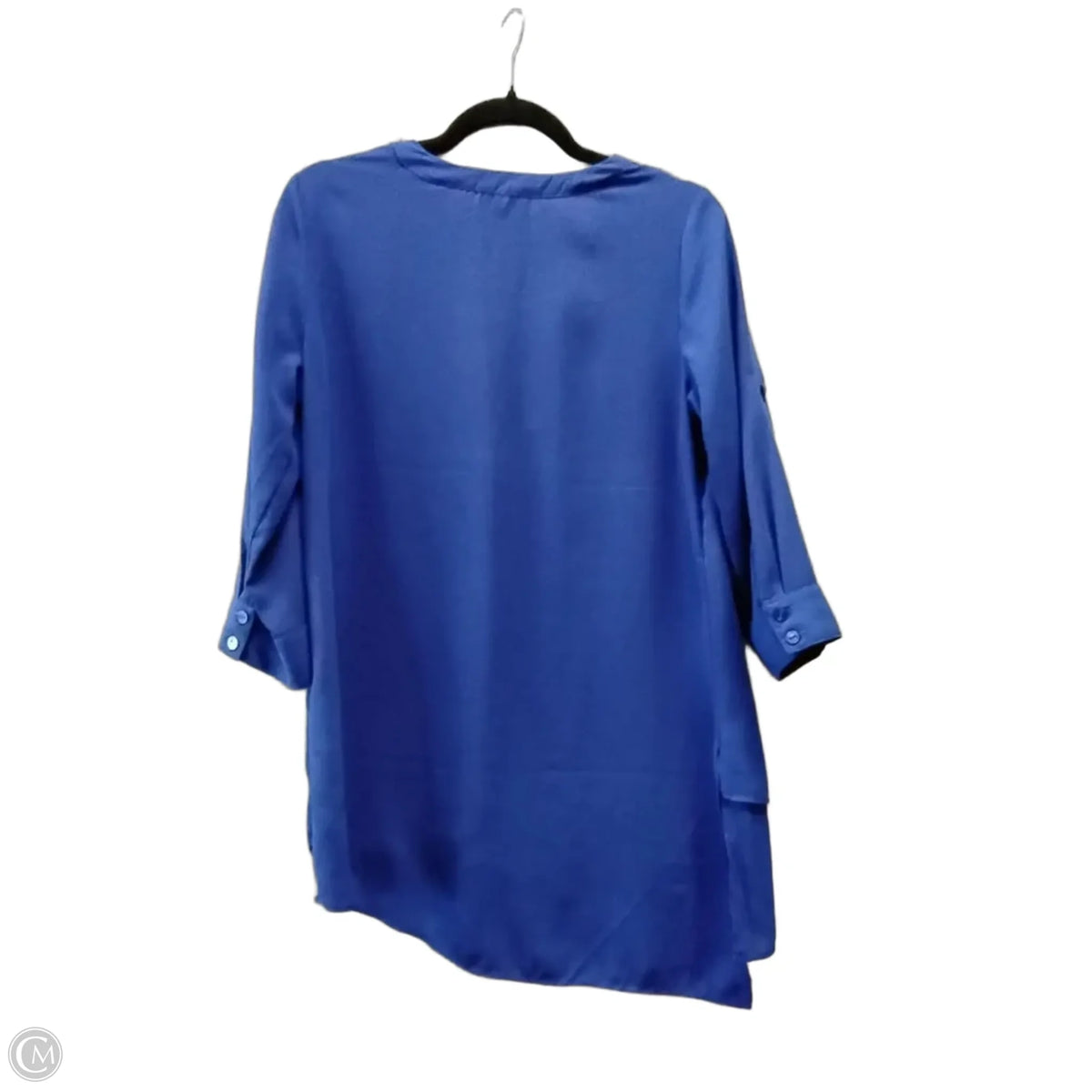 Blouse Long Sleeve By Limited In Blue, Size: S