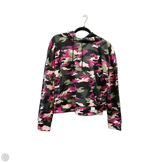 Athletic Sweatshirt Hoodie By Dkny In Camouflage Print, Size: S