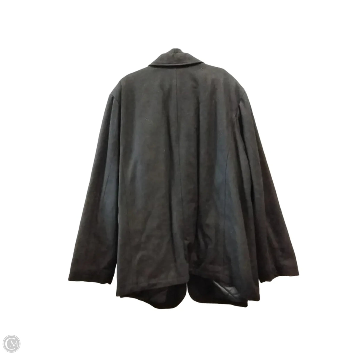 Coat Peacoat By Clothes Mentor In Black, Size: 3x